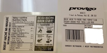 Food Recall Provigo brand ground beef products - recalled due to E. coli O157 The CFIA announced the recall of P... photo #2