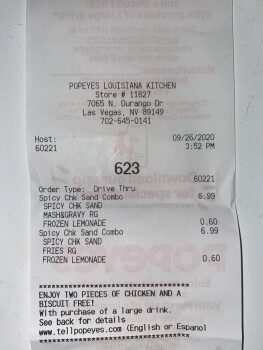 Popeyes Louisiana Kitchen, North Durango Drive, Las Vegas, NV, USA foto #1