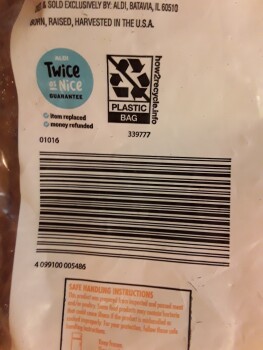 Avis du consommateur - Sécurité alimentaire Kirkwood chicken, ALDI, Ohio 170, Calcutta, Ohio, USA I bought 2 large packages of frozen kirkwood c... photo #6