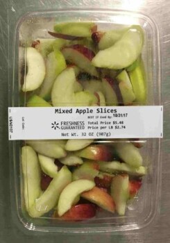 Reclame de Alimentos Walmart Cut or sliced apples, grapes, mangoes, pineapples, and cantaloupe - recalled due to potentia... foto #7