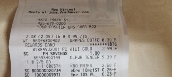 消费者评论 - 食品安全 Fred Meyer, 196th Street Southwest, Lynnwood, WA, USA Grapes Purchased grapes early this afternoon a... 照片 #4