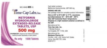 الاستدعاء Time-Cap Labs Inc. Metformin Hydrochloride for Extended-Release Tablets, USP 500 mg and 700 mg - rec... صورة فوتوغرافية #4