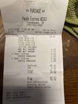 Panda Express, North Battlefield Boulevard, Chesapeake, VA, USA photo #1