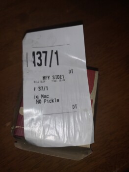 Consumer Review - Food Safety McDonald's, South Broadway, Santa Maria, CA, USA Big Mac  I am the only one that got sick. I bought... photo #2