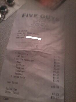 Five Guys, West 14th Street, New York, NY, USA photo #1