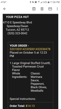 Pizza Hut, East Speedway Boulevard, Tucson, AZ, USA Foto #1