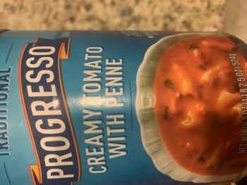 Avis du consommateur - Sécurité alimentaire Progresso soup, Las Vegas, NV, USA i just made a can of Progresso tomato and penne soup and didn't e... photo #1