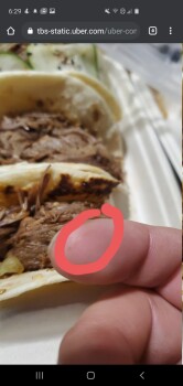 Consumer Review - Food Safety Taqueria Tsunami, Johnson Ferry Road, Marietta, GA, USA Uber eats  4 people in the house got sick, 6... photo #5