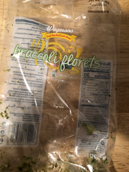 Consumer Review - Food Safety Broccoli Florets, Wegmans, New York 31, Liverpool, NY, USA I felt extremely sick with horrible stoma... photo #3