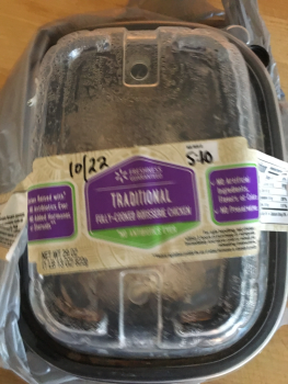 Consumer Review - Food Safety Walmart Supercenter, North Lhs Drive, Lumberton, TX, USA I picked up a Traditional Rotisserie Chicke... photo #6