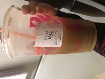 Consumer Review - Food Safety Dunkin', North Glebe Road, Arlington, VA, USA oat milk latte Just me. Got the latte around 12ish I t... photo #2