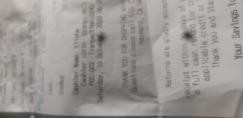 Avis du consommateur - Sécurité alimentaire Grocery Outlet, West Harder Road, Hayward, California, USA Ice cream.Twice in a week   the same ice... photo #1