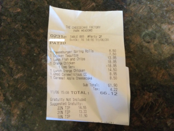 The Cheesecake Factory, Park Meadows Center Drive, Littleton, CO, USA photo #1