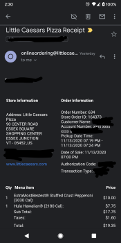 Little Caesars Pizza, Center Road, Essex Junction, VT, USA 照片 #1