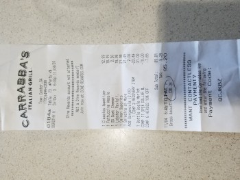 Carrabba's Italian Grill, Ernest W Barrett Parkway Northwest, Kennesaw, GA, USA photo #1