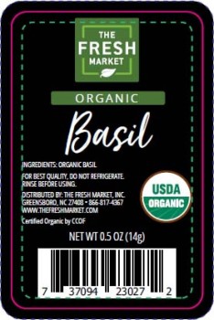 Food Recall The Fresh Market, Good & Gather and more Organic Basil - recalled due to possible Cyclospora contami... photo #1