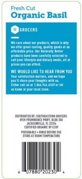 Food Recall The Fresh Market, Good & Gather and more Organic Basil - recalled due to possible Cyclospora contami... photo #7