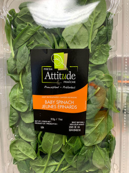 食品召回 Fresh Attitude brand Baby Spinach - recalled due to Salmonella The CFIA announced the recall of Fres... 照片 #1
