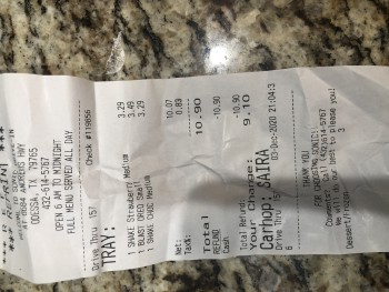 مراجعة المستهلك - سلامة الغذاء Sonic Drive-In, 8684 Andrews Hwy, Odessa, TX 79765, USA Oreo blast smelled and tasted like chemicals... صورة فوتوغرافية #2