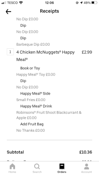 Consumer Review - Food Safety McDonald's Sunderland, High Street West, Sunderland, UK I ordered a chicken nugget happy meal for my... photo #2