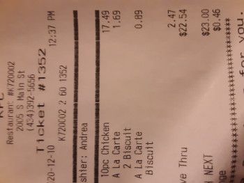 KFC, South Main Street, Farmville, Virginia, USA foto #1