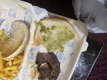 Consumer Review - Food Safety Sicily's, Canal Road, Armley, Leeds, UK Basically we ordered two burgers. 
One was a plain burger... photo #1