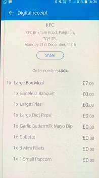 KFC Paignton, Brixham Road, Paignton, UK photo #1