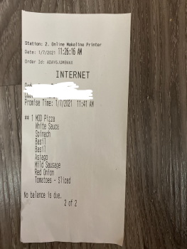 消费者评论 - 食品安全 MOD Pizza, 6622 Fannin Street, Houston, TX, USA My toddler ate pizza for lunch. Spiked a high fever... 照片 #2