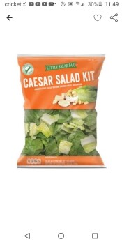 Little Salad Bar Caesar Salad Kit, ALDI, 1739 W Cermak Rd, Chicago, IL 60608, USA Foto #1