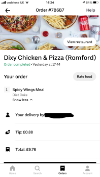 消费者评论 - 食品安全 Dixy Chicken, Romford, UK My 15yr old son had a delivery from there last night and now he has very b... 照片 #2