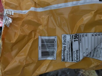 Verbraucherbewertung – Lebensmittelsicherheit Great value cheddar & sour cream potato chips, Walmart Supercenter, East Main Street, Plainfield, IN... Foto #1