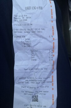 Burger King, Union Avenue, Memphis, TN, USA photo #1