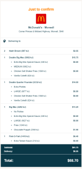 消费者评论 - 食品安全 McDonald's Morwell, Princes Drive, Morwell VIC, Australia Last night around 9:45pm I ate a Large Dou... 照片 #4