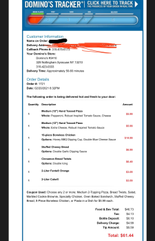 Domino's Pizza, Nottingham Road, Syracuse, NY, USA photo #1