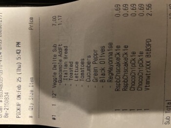 Verbraucherbewertung – Lebensmittelsicherheit Subway, 202 3rd St S, La Crosse, WI, USA Tonight, I vomited a lot at around 12:45 am. Felt really na... Foto #1