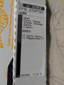 Verbraucherbewertung – Lebensmittelsicherheit Papa John's Pizza, Tiny Town Road, Clarksville, TN, USA I had a stuffed crust pizza I ate it Wednesd... Foto #2