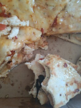 Consumer Review - Food Safety Debonairs Pizza, Mitchells Plain, Cape Town, South Africa Eating a pizza with a chunk of hair inside... photo #1