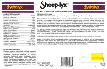 Recalls Ridley Block Operations CRYSTALYX Sheep-lyx - recalled due to elevated levels of copper Company name... photo #2