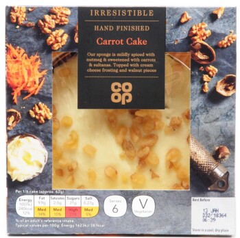 Food Recall Co-op Cake products - recalled because they may contain pieces of glass The FSA announced the recall... photo #1
