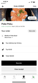 Reseña del consumidor - Seguridad alimentaria Poke Poku Hawaiin Poke Bar, South Rainbow Boulevard, Las Vegas, NV, USA About 8 hours after eating h... foto #1