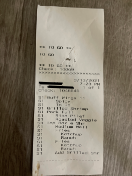 Verbraucherbewertung – Lebensmittelsicherheit Claim Jumper Restaurants, East Fremont Street, Las Vegas, NV, USA Me and my family ate here on 03/13... Foto #5