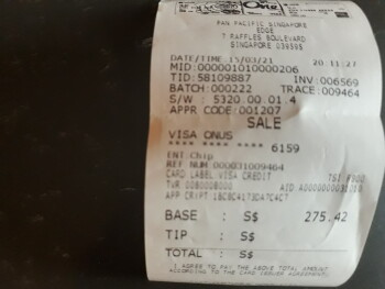 Consumer Review - Food Safety The Edge at Raffles Boulevard, Pan Pacific Singapore, Singapore The sashimi 2 of us. Yesterday 15 Ma... photo #2