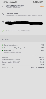 Domino's Pizza, New Rohtak Road, Block 61, Karol Bagh, New Delhi, Delhi, India photo #1