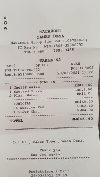 Macaroni food & coffee, Taman Desa, Kuala Lumpur, Federal Territory of Kuala Lumpur, Malaysia Foto #1