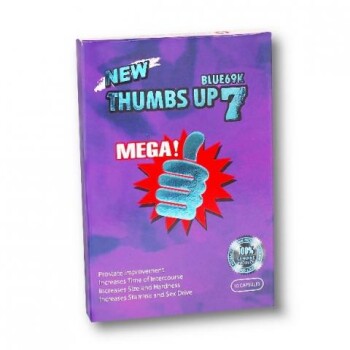 召回 Thumbs Up 7 Blue 69K Male Supplement - recalled due to undeclared Sildenafil and Tadalafil Company n... 照片 #1