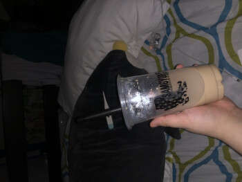 Consumer Review - Food Safety Samgyupkart Project 6, Road 3, Project 6, Quezon City, Metro Manila, Philippines 1 milktea that came... photo #1