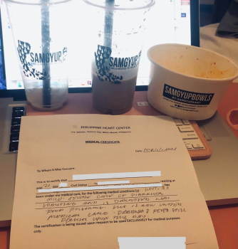 Consumer Review - Food Safety Samgyupkart Project 6, Road 3, Project 6, Quezon City, Metro Manila, Philippines 1 milktea that came... photo #2
