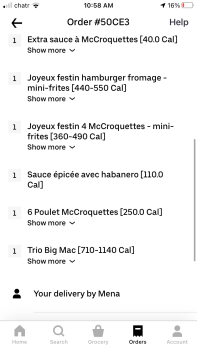 消费者评论 - 食品安全 McDonald's, Autoroute Chomedey, Laval, QC, Canada burgers  We were sick all night approximately 2 ho... 照片 #1