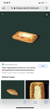 消费者评论 - 食品安全 Starbucks inside Target, Orlando, FL, USA At the 4th, Mango drug fruit coconut milk and cheese danis... 照片 #1