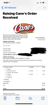 Raising Cane's Chicken Fingers, South Euclid Street, Anaheim, CA, USA photo #1